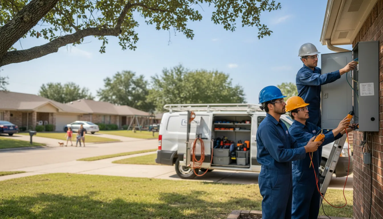 Certified electrician providing emergency electrical services in Mazomanie, WI
